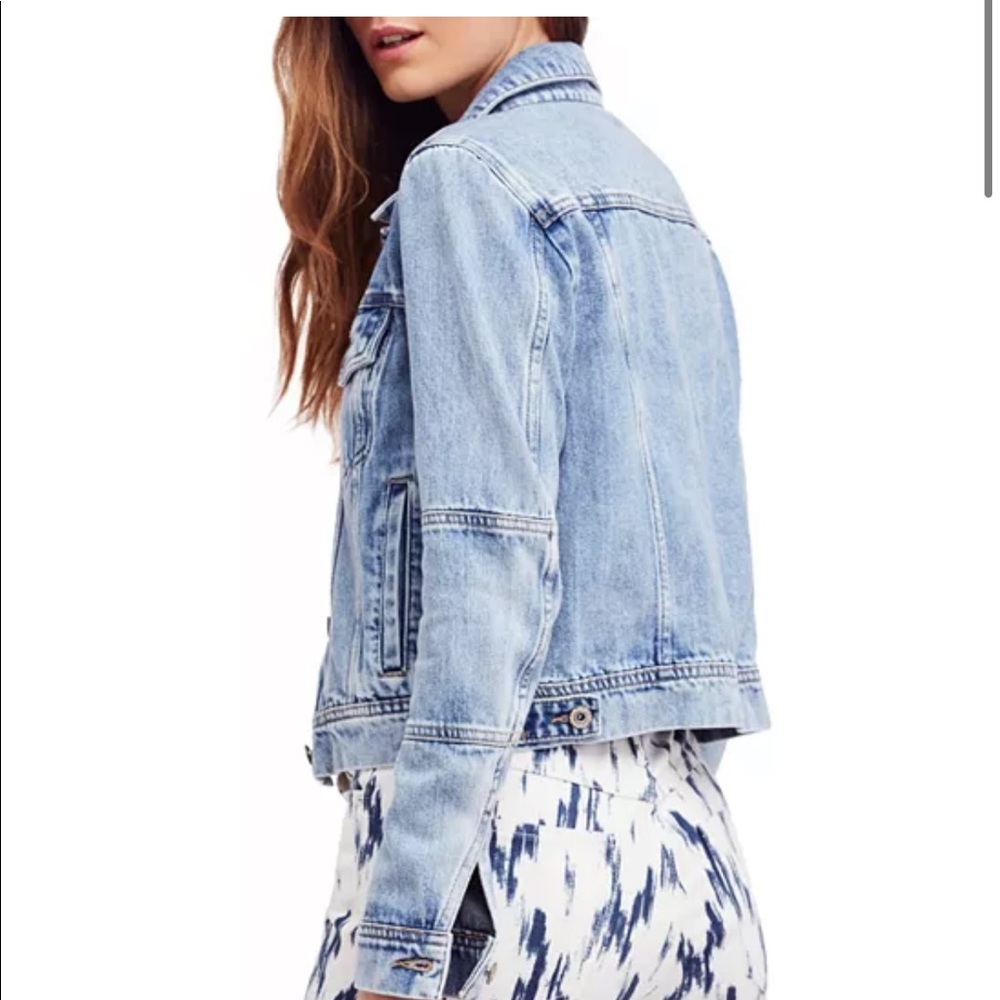 Free People Rumors Denim Jacket